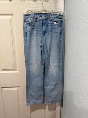 AYR Light Blue Straight-Leg Jeans